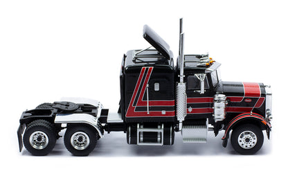 Mô hình xe đầu kéo IXO 1:43 Peterbilt 359 - 1973 Black And Red - TR158.22