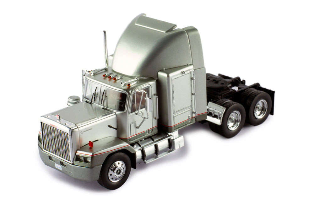 Mô hình xe đầu kéo IXO 1:43 Gmc General Sbfa 1988 Metallic Grey - TR166.22