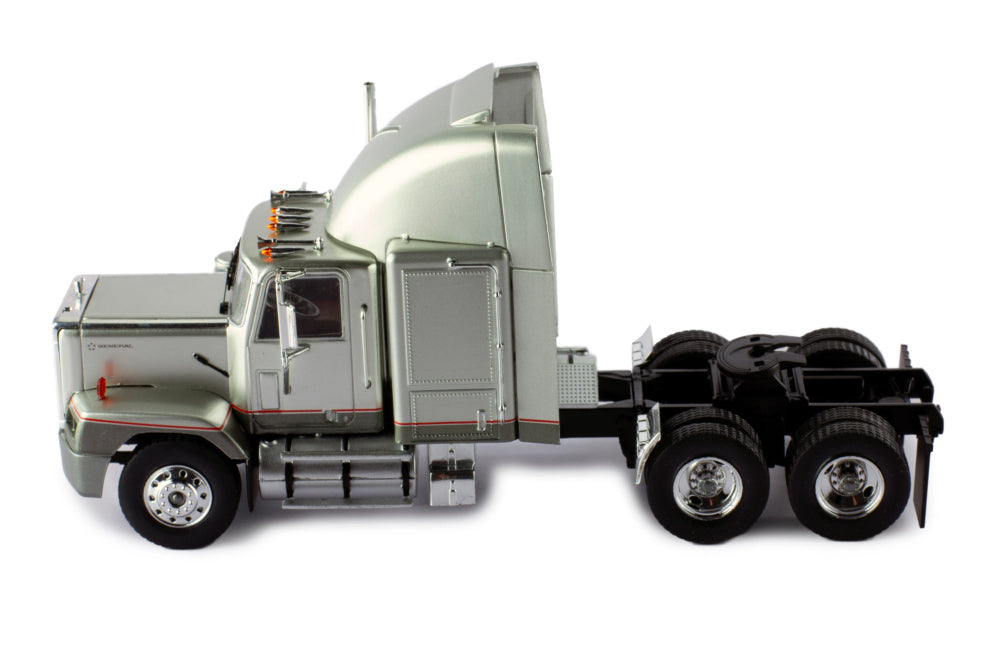 Mô hình xe đầu kéo IXO 1:43 Gmc General Sbfa 1988 Metallic Grey - TR166.22
