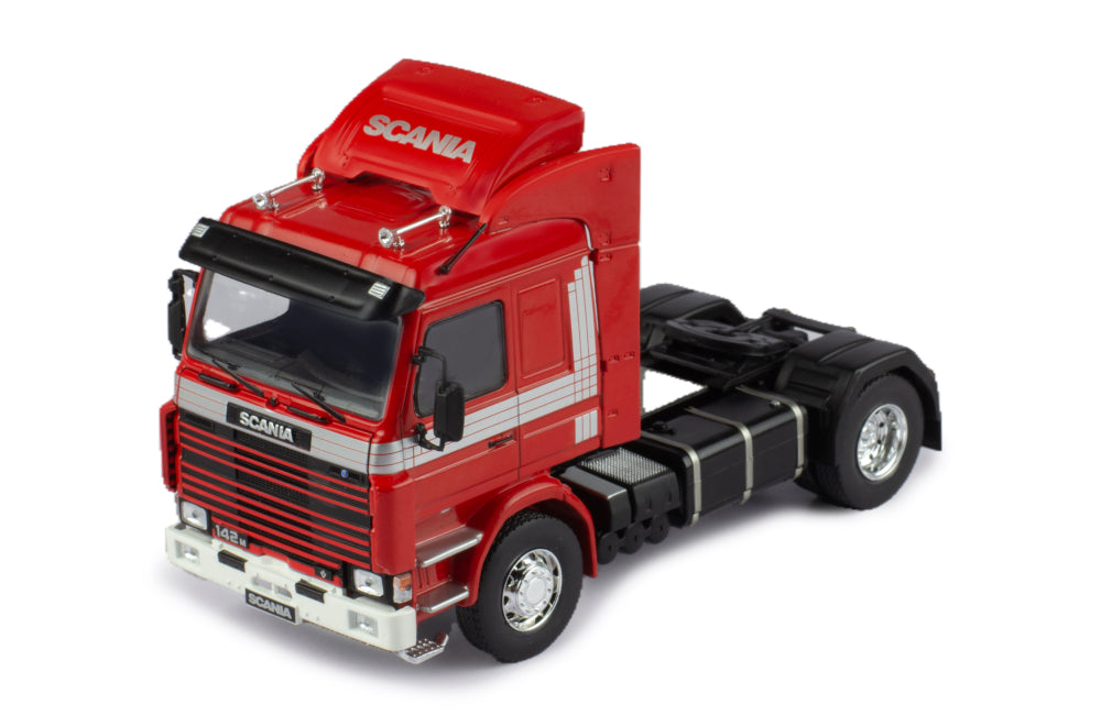 Mô hình xe đầu kéo IXO 1:43 Scania 142 M 1981 Red - TR173.22