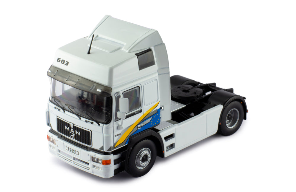 Mô hình xe đầu kéo IXO 1:43 Man F2000 19.463 1994 White - TR174.22