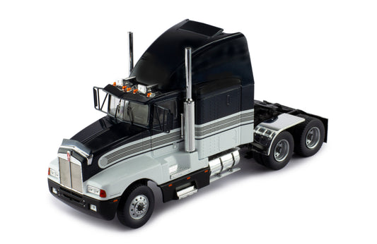 Mô hình xe đầu kéo IXO 1:43 Kenworth T600A 1986 Black And White - TR183.22