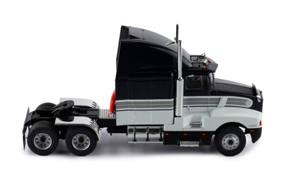 Mô hình xe đầu kéo IXO 1:43 Kenworth T600A 1986 Black And White - TR183.22