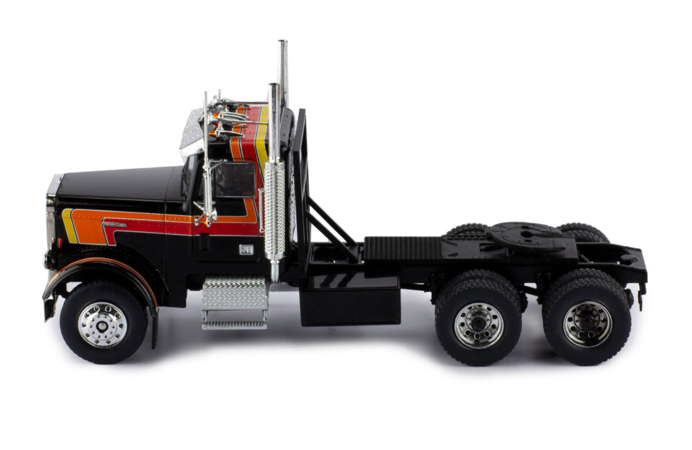 Mô hình xe đầu kéo IXO 1:43 Freightliner Flc 120 64 T 1977 Black - TR186.22