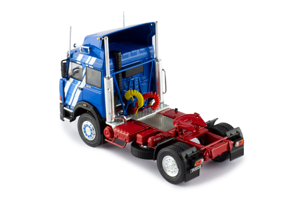 Mô hình xe đầu kéo IXO 1:43 Iveco Fiat 190.38 Turbostar 1984 Blue - TR196.22