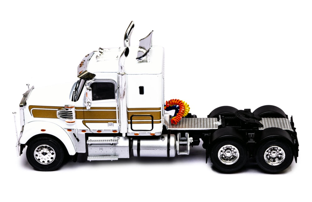 Mô hình xe đầu kéo IXO 1:43 Freightliner Coronado 2012 White And Gold - TR210.22