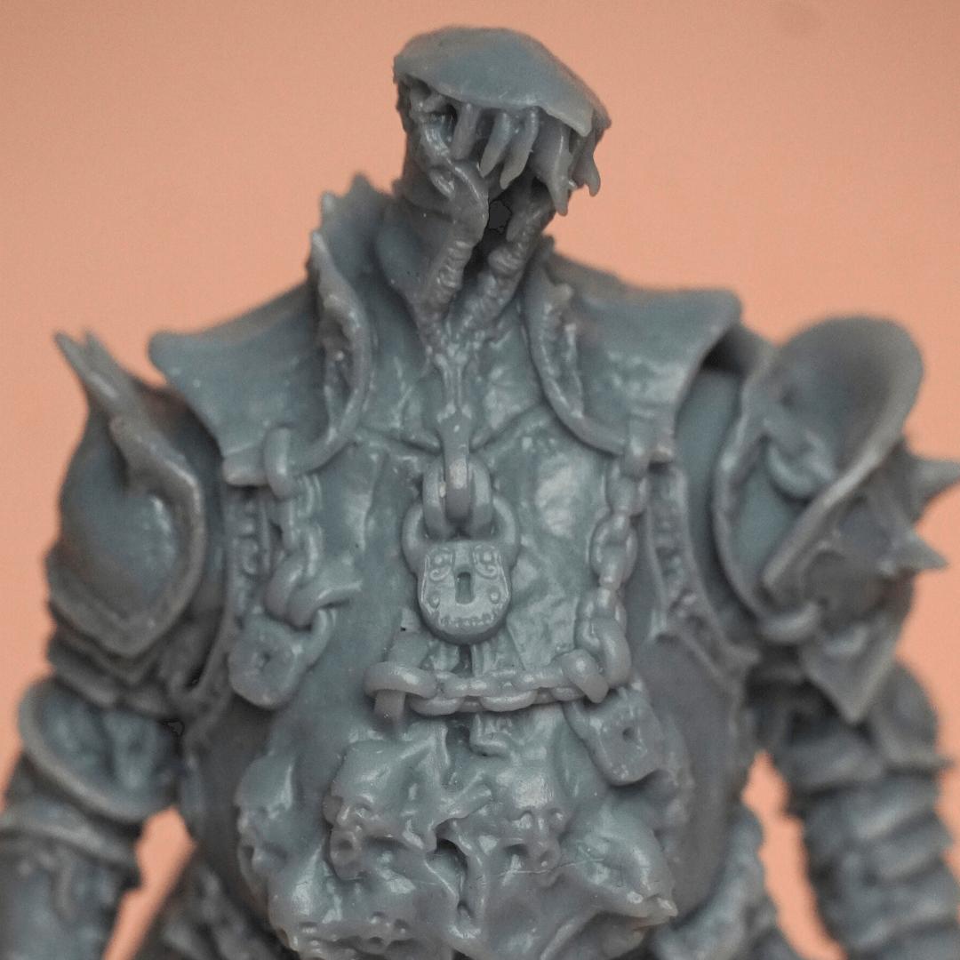 Phôi mô hình Figures Tướng Rìu 10cm nhựa Resin - Mocus Gift & Toys