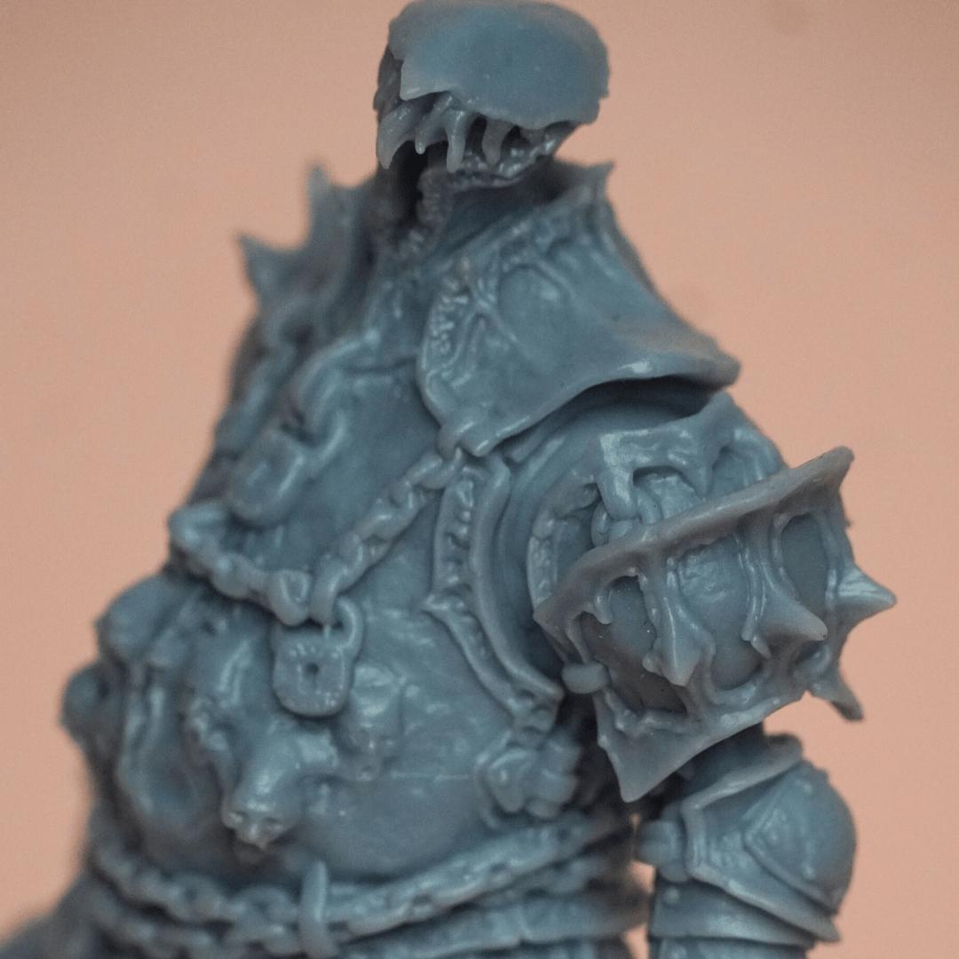 Phôi mô hình Figures Tướng Rìu 10cm nhựa Resin - Mocus Gift & Toys