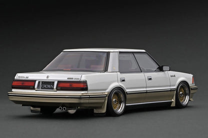 [PRE-SALE Q4/2025] Mô hình xe Ignition Model 1:18 Toyota Crown 3.0 Royal Saloon G (120) Pearl White/Gold - IG3826