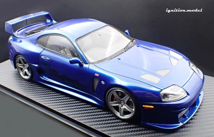 [PRE-SALE Q4/2025] Mô hình xe Ignition Model 1:18 Toyota Supra (A80) TRD 3000GT Blue Metallic - IG3604