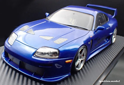 [PRE-SALE Q4/2025] Mô hình xe Ignition Model 1:18 Toyota Supra (A80) TRD 3000GT Blue Metallic - IG3604