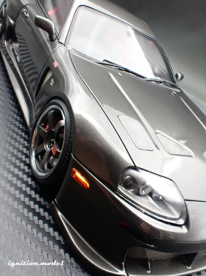 [PRE-SALE Q4/2025] Mô hình xe Ignition Model 1:18 Toyota Supra (A80) TRD 3000GT Gun Metallic - IG3601