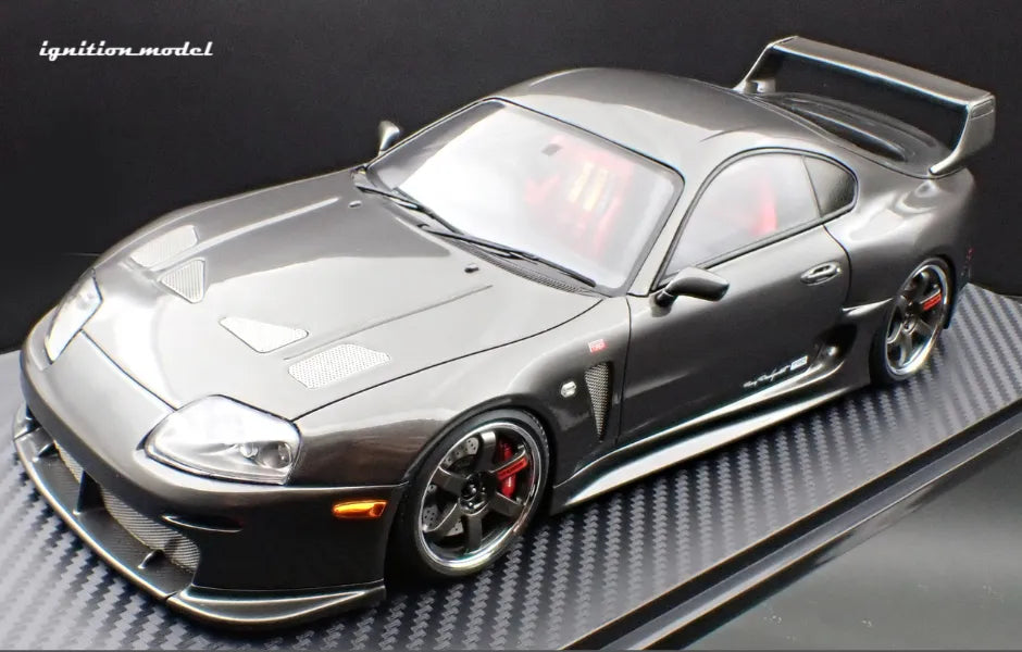 [PRE-SALE Q4/2025] Mô hình xe Ignition Model 1:18 Toyota Supra (A80) TRD 3000GT Gun Metallic - IG3601