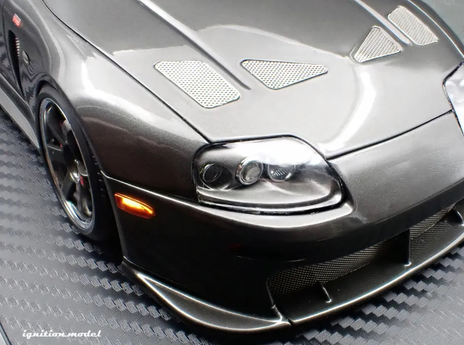 [PRE-SALE Q4/2025] Mô hình xe Ignition Model 1:18 Toyota Supra (A80) TRD 3000GT Gun Metallic - IG3601