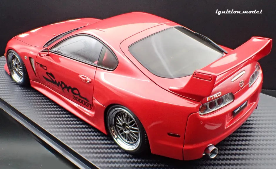 [PRE-SALE Q4/2025] Mô hình xe Ignition Model 1:18 Toyota Supra (A80) TRD 3000GT Red - IG3602
