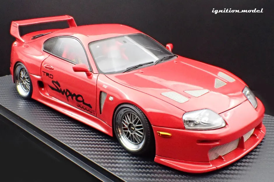 [PRE-SALE Q4/2025] Mô hình xe Ignition Model 1:18 Toyota Supra (A80) TRD 3000GT Red - IG3602