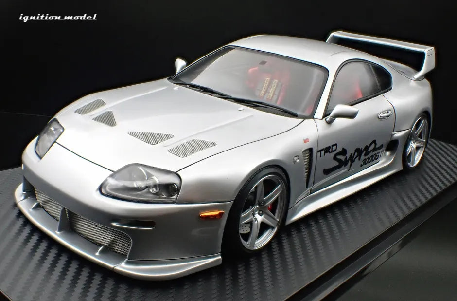 [PRE-SALE Q3/2025] Mô hình xe Ignition Model 1:18 Toyota Supra (A80) TRD 3000GT Silver - IG3600