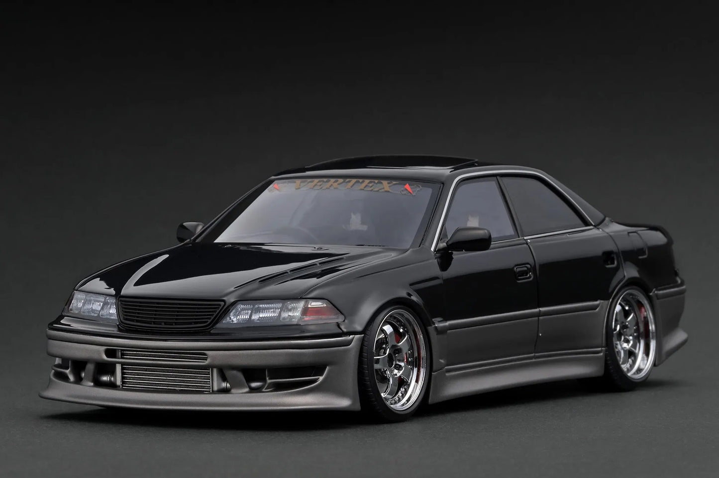 [PRE-SALE Q3/2025] Mô hình xe Ignition Model 1:18 VERTEX JZX100 MARK-II Black/Gun Metallic - IG3579