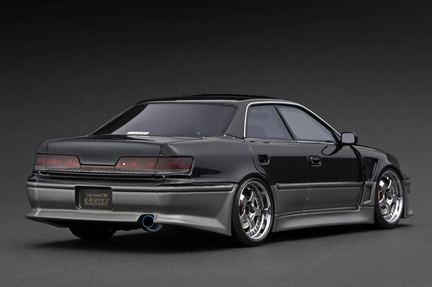 [PRE-SALE Q3/2025] Mô hình xe Ignition Model 1:18 VERTEX JZX100 MARK-II Black/Gun Metallic - IG3579