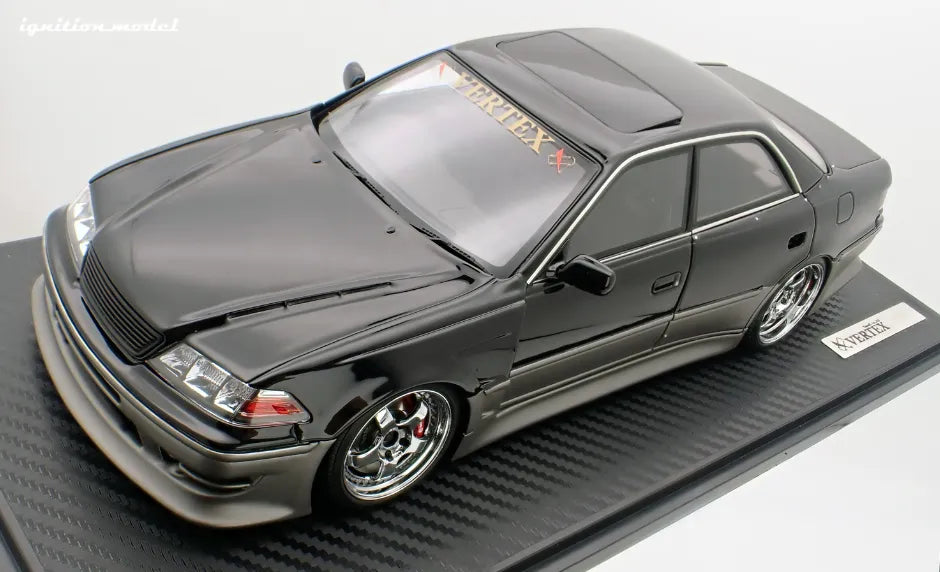 [PRE-SALE Q3/2025] Mô hình xe Ignition Model 1:18 VERTEX JZX100 MARK-II Black/Gun Metallic - IG3579