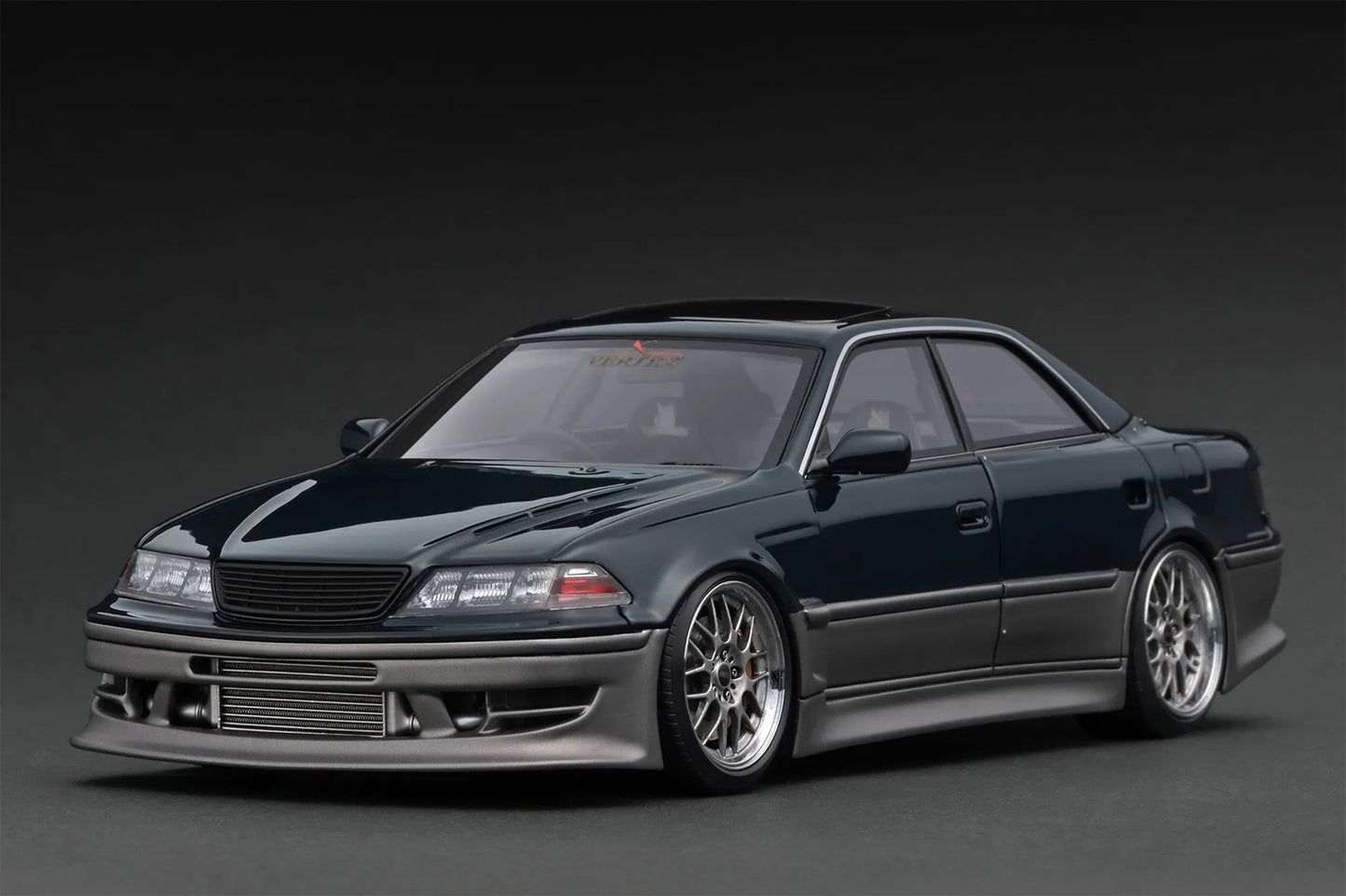 [PRE-SALE Q2/2025] Mô hình xe Ignition Model 1:18 VERTEX JZX100 MARK-II Dark Green Metallic/Gun Metallic - IG3582