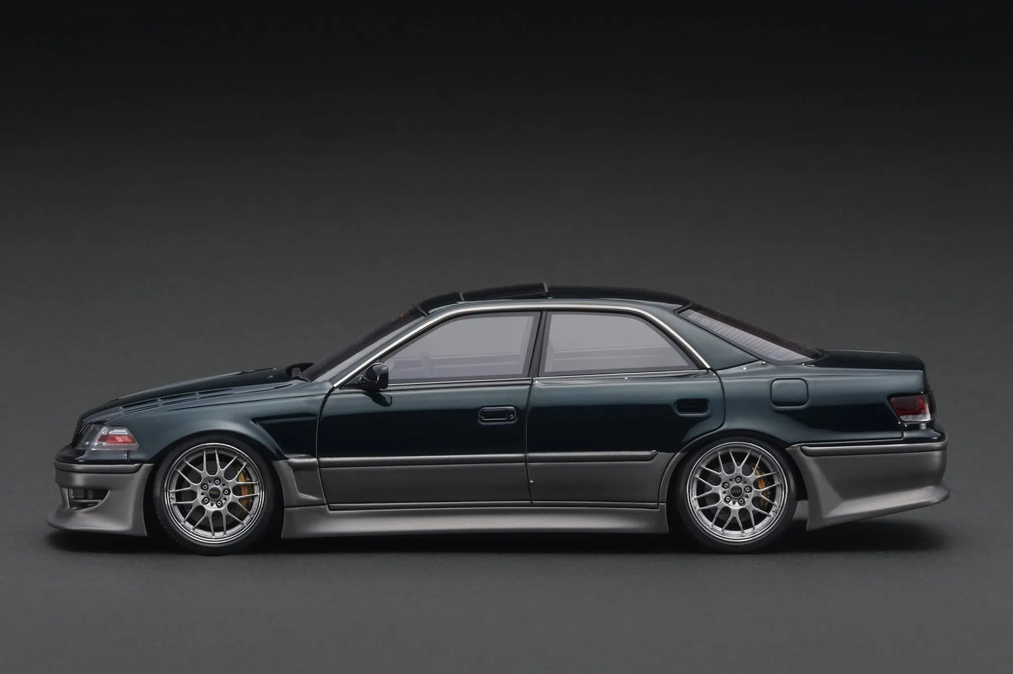 [PRE-SALE Q2/2025] Mô hình xe Ignition Model 1:18 VERTEX JZX100 MARK-II Dark Green Metallic/Gun Metallic - IG3582