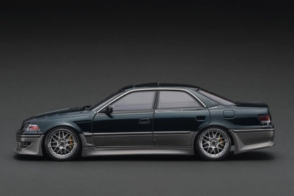 [PRE-SALE Q2/2025] Mô hình xe Ignition Model 1:18 VERTEX JZX100 MARK-II Dark Green Metallic/Gun Metallic - IG3582