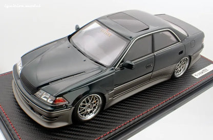 [PRE-SALE Q2/2025] Mô hình xe Ignition Model 1:18 VERTEX JZX100 MARK-II Dark Green Metallic/Gun Metallic - IG3582