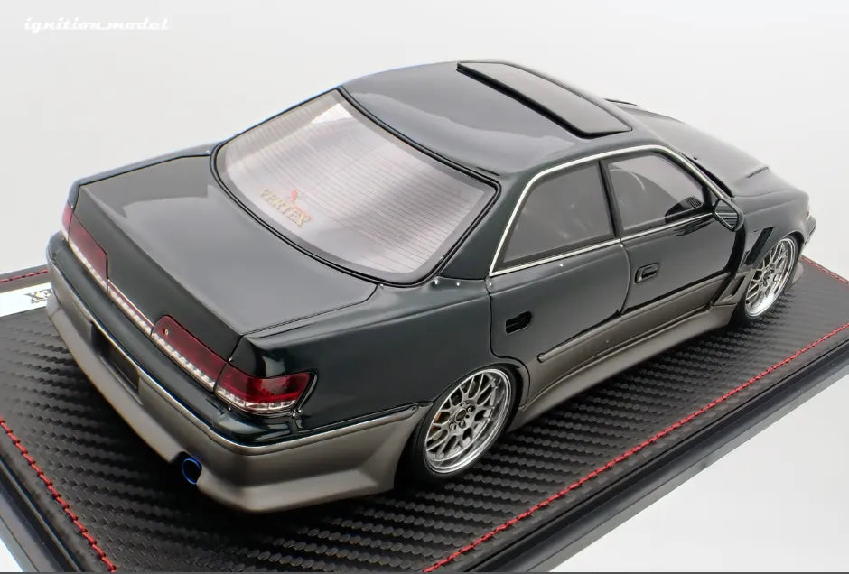 [PRE-SALE Q2/2025] Mô hình xe Ignition Model 1:18 VERTEX JZX100 MARK-II Dark Green Metallic/Gun Metallic - IG3582