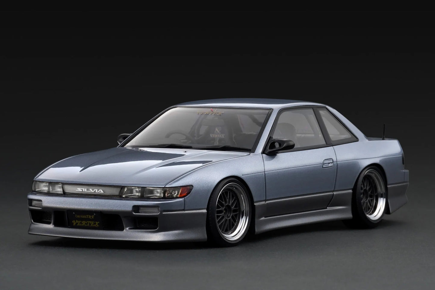 [PRE-SALE Q4/2025] Mô hình xe Ignition Model 1:18 VERTEX S13 Silvia Blue Silver/Gray - IG3590