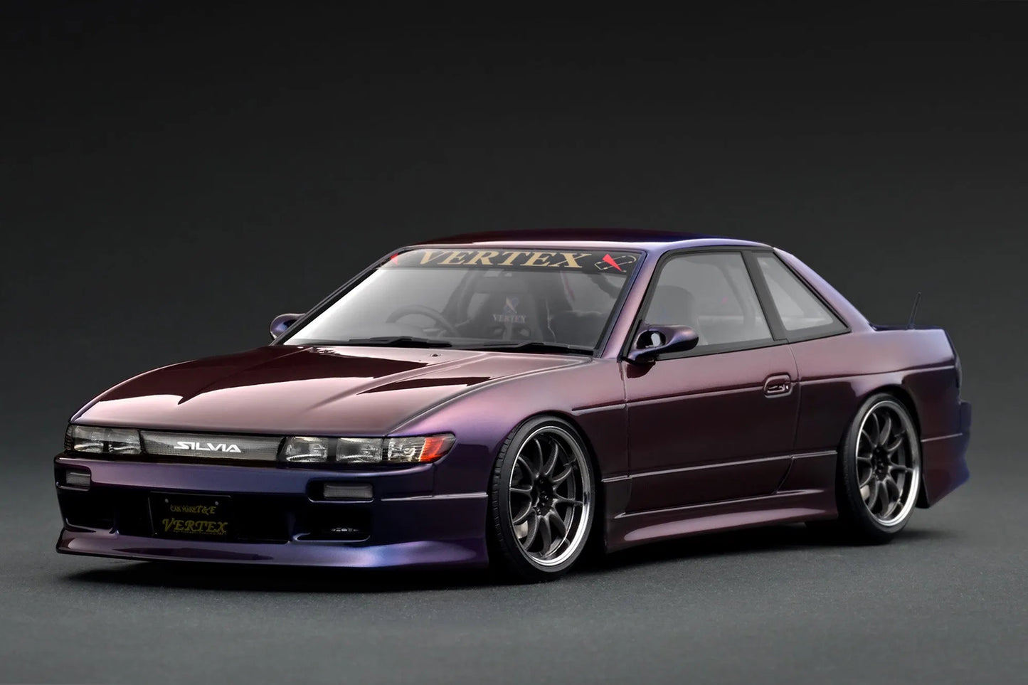 [PRE-SALE Q4/2025] Mô hình xe Ignition Model 1:18 VERTEX S13 Silvia Purple Metallic - IG3586