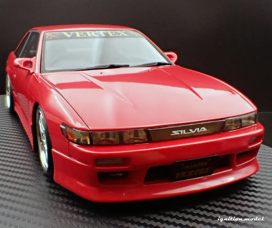 [PRE-SALE Q4/2025] Mô hình xe Ignition Model 1:18 VERTEX S13 Silvia Red - IG3584