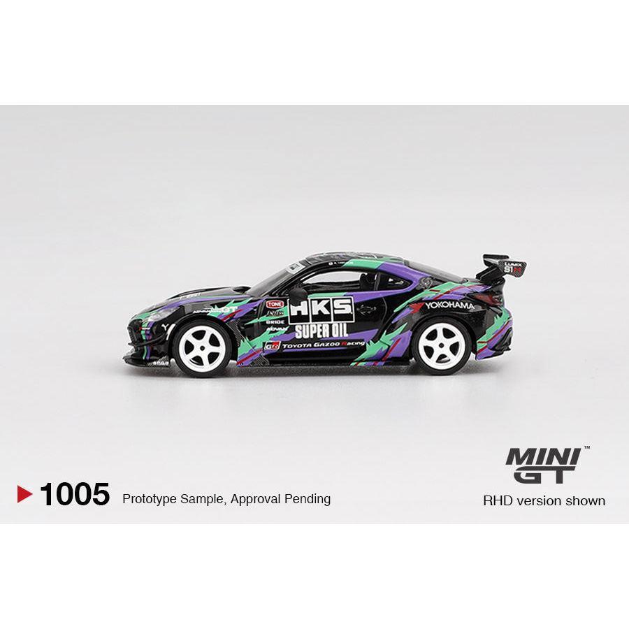 [HÀNG CÓ SẴN] Mocus Mô hình xe Mini GT 1:64 Toyota GR86 HKS TYPE R 2022 Tokyo Auto Salon 1005