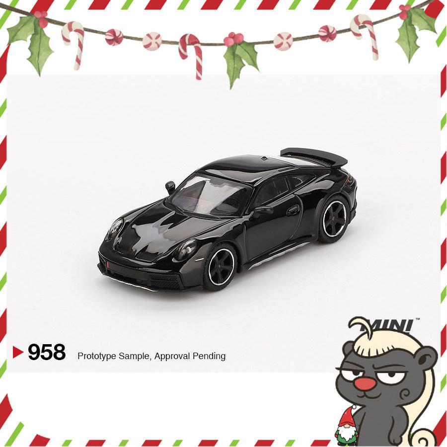 [HÀNG CÓ SẴN] Mocus Mô hình xe Mini GT 1:64 Porsche 911 Dakar Black 958