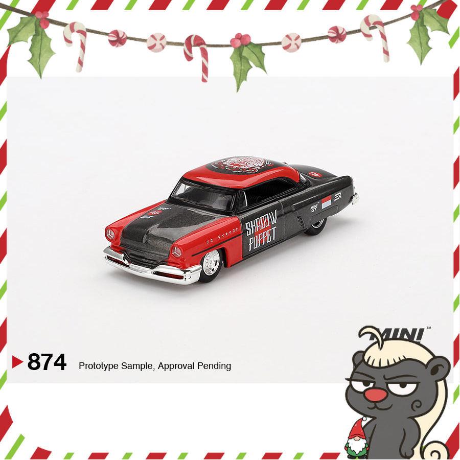 [HÀNG CÓ SẴN] Mocus Mô hình xe Mini GT 1:64 Lincoln Capri Hot Rod 1954 "Shadow Puppet" MINI GT x MIZU 2024 874
