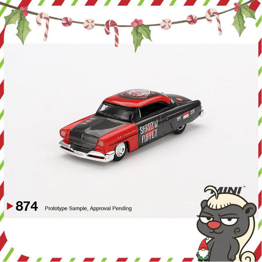 [HÀNG CÓ SẴN] Mocus Mô hình xe Mini GT 1:64 Lincoln Capri Hot Rod 1954 "Shadow Puppet" MINI GT x MIZU 2024 874