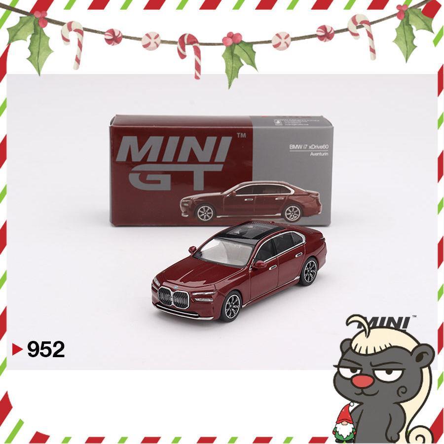 [HÀNG CÓ SẴN] Mocus Mô hình xe Mini GT 1:64 BMW i7 xDrive60 Aventurin 952