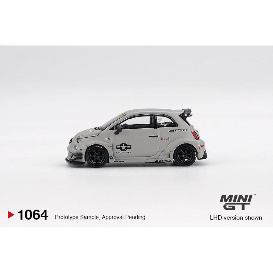 [HÀNG CÓ SẴN] Mocus Mô hình xe Mini GT 1:64 Abarth 595 LB-WORKS x Abas Works Fighters 1064