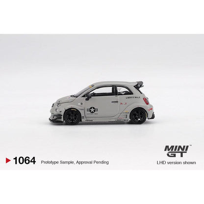 [HÀNG CÓ SẴN] Mocus Mô hình xe Mini GT 1:64 Abarth 595 LB-WORKS x Abas Works Fighters 1064