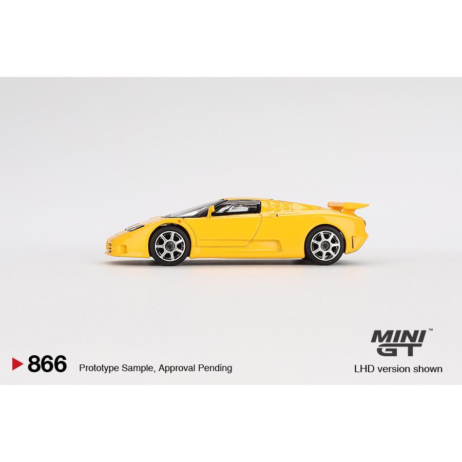 [HÀNG CÓ SẴN] Mô hình xe Mini GT 1:64 Bugatti EB110 Super Sport Giallo Bugatti MGT00866