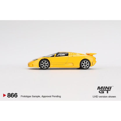 [HÀNG CÓ SẴN] Mô hình xe Mini GT 1:64 Bugatti EB110 Super Sport Giallo Bugatti MGT00866