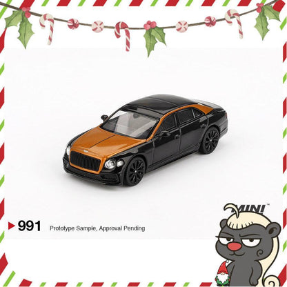 [HÀNG CÓ SẴN] Mocus Mô hình xe Mini GT 1:64 Bentley Flying Spur Orange Flame / Onyx 991