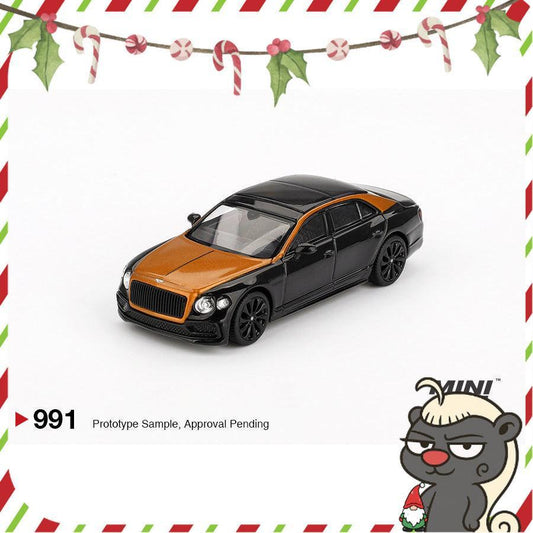 [HÀNG CÓ SẴN] Mocus Mô hình xe Mini GT 1:64 Bentley Flying Spur Orange Flame / Onyx 991