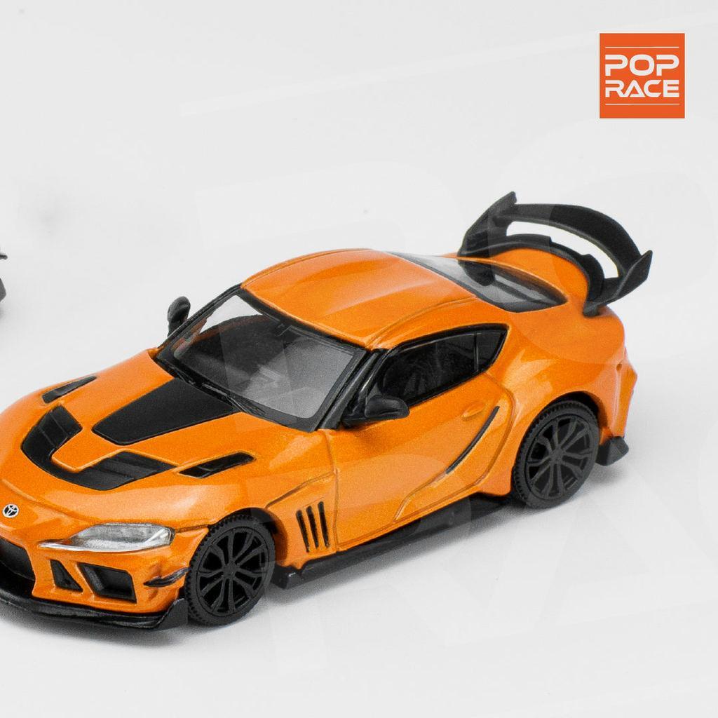 [HÀNG CÓ SẴN] Mô hình xe POPRACE 1:64 DARWIN PRO 66G NWB SUPRA ORANGE PR640077