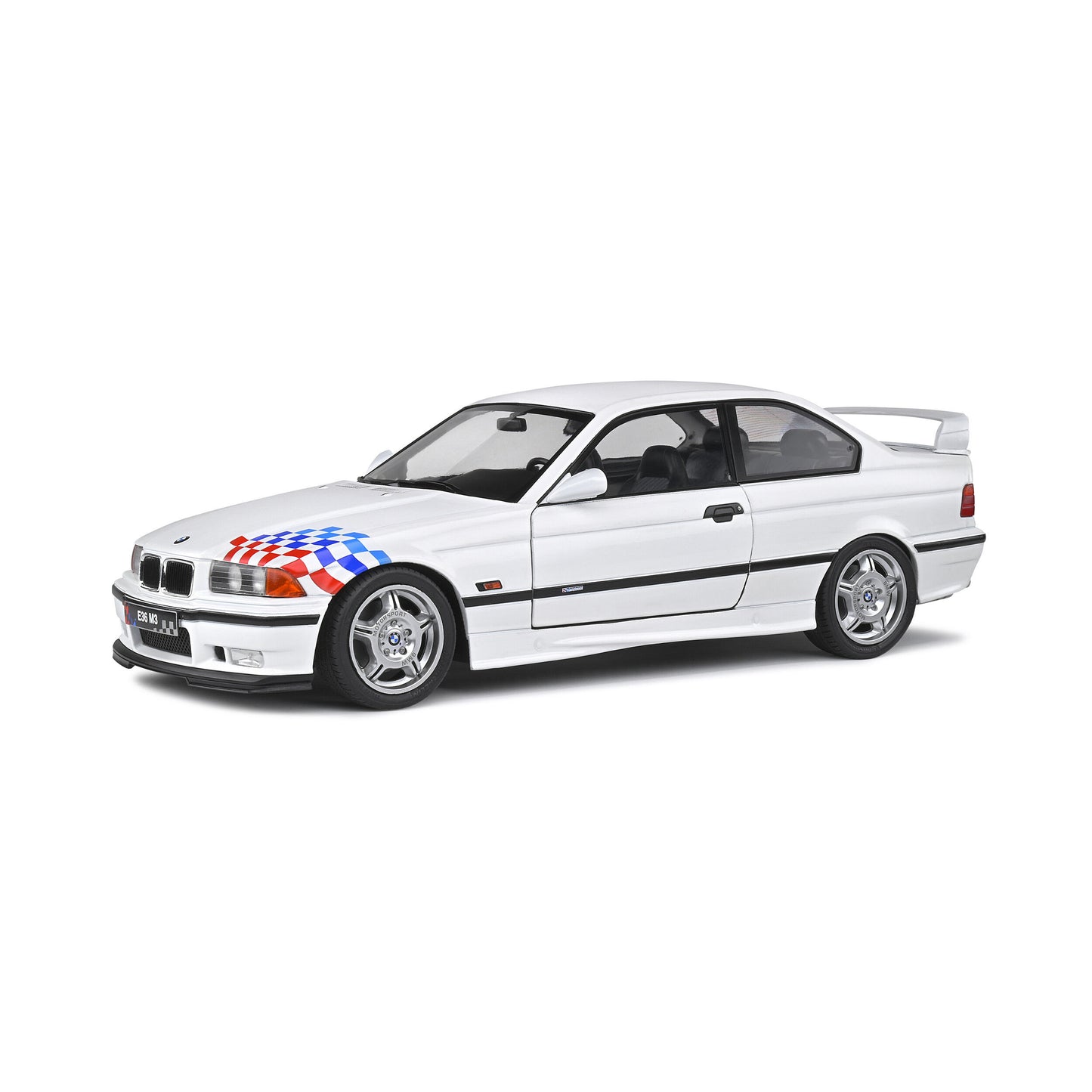 Mô hình xe Solido 1/18 BMW E36 M3 Coupé lightweight – AlpinWeiss – 1995