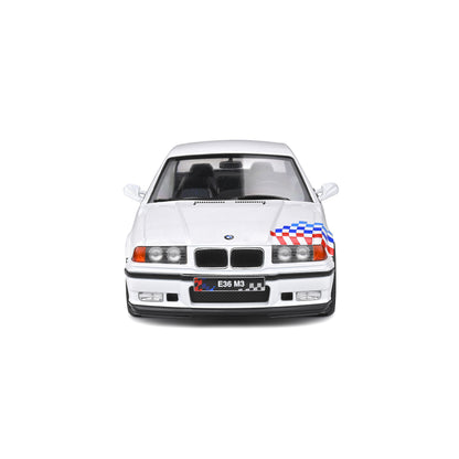 Mô hình xe Solido 1/18 BMW E36 M3 Coupé lightweight – AlpinWeiss – 1995