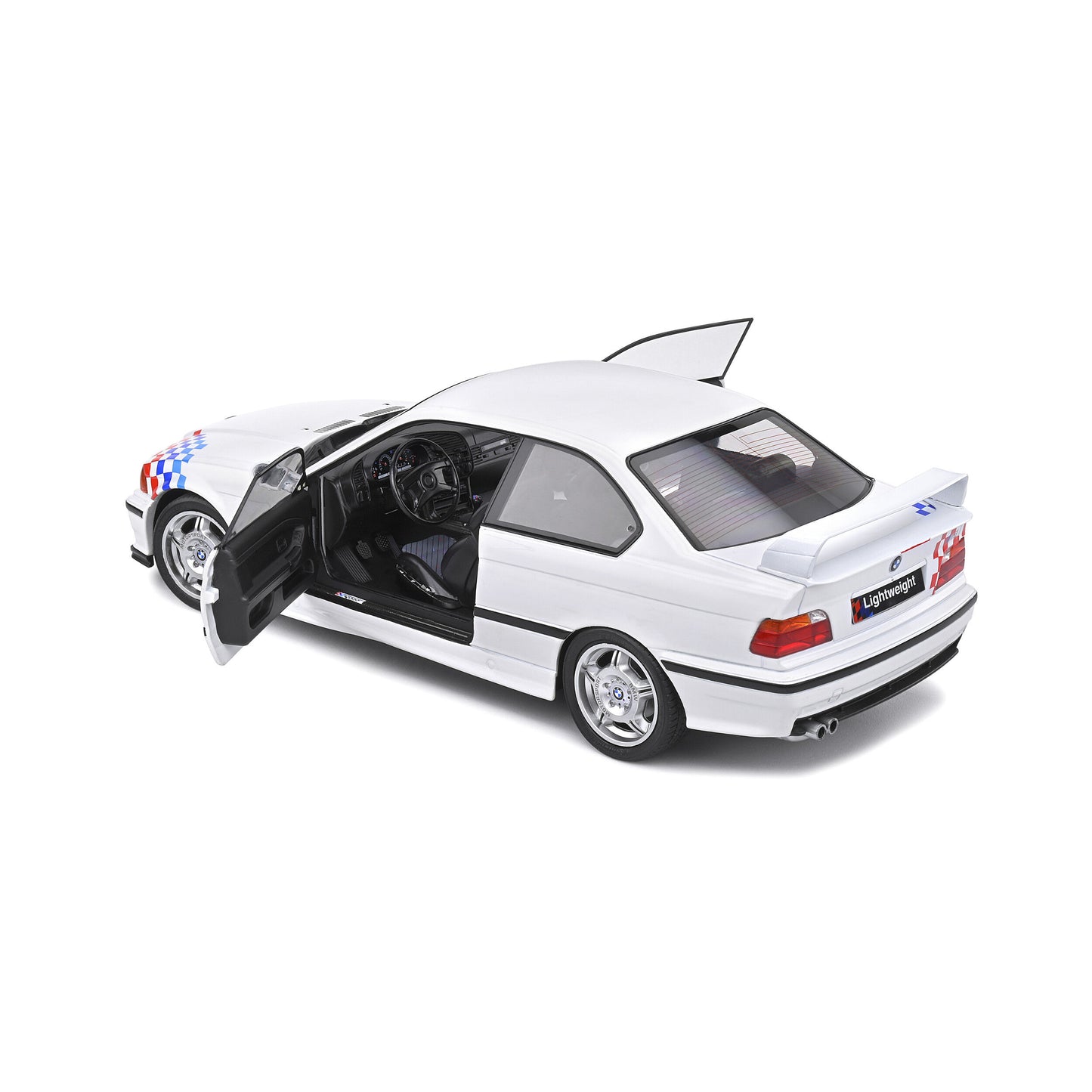 Mô hình xe Solido 1/18 BMW E36 M3 Coupé lightweight – AlpinWeiss – 1995