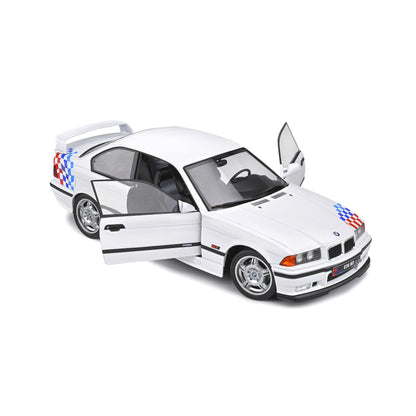 Mô hình xe Solido 1/18 BMW E36 M3 Coupé lightweight – AlpinWeiss – 1995