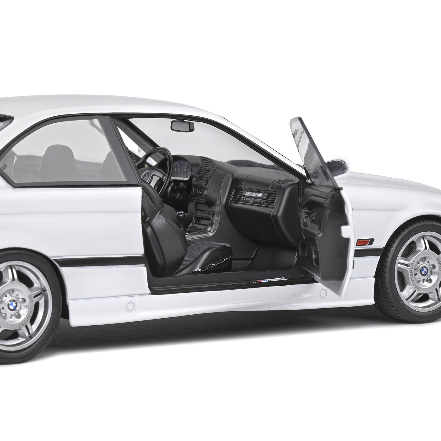 Mô hình xe Solido 1/18 BMW E36 M3 Coupé lightweight – AlpinWeiss – 1995