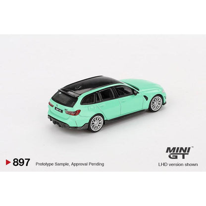 [HÀNG CÓ SẴN] Mocus Mô hình xe Mini GT 1:64 BMW M3 M Performance Touring Mint Green 897